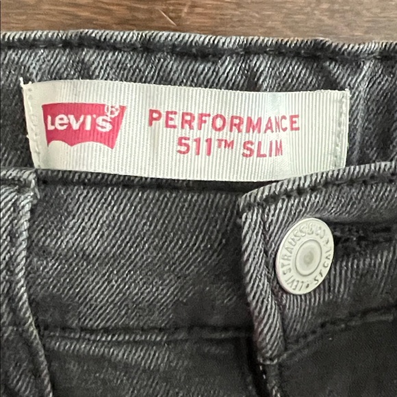 Levi's Gray Performance 511 Slim Jeans - Picture 2 of 6